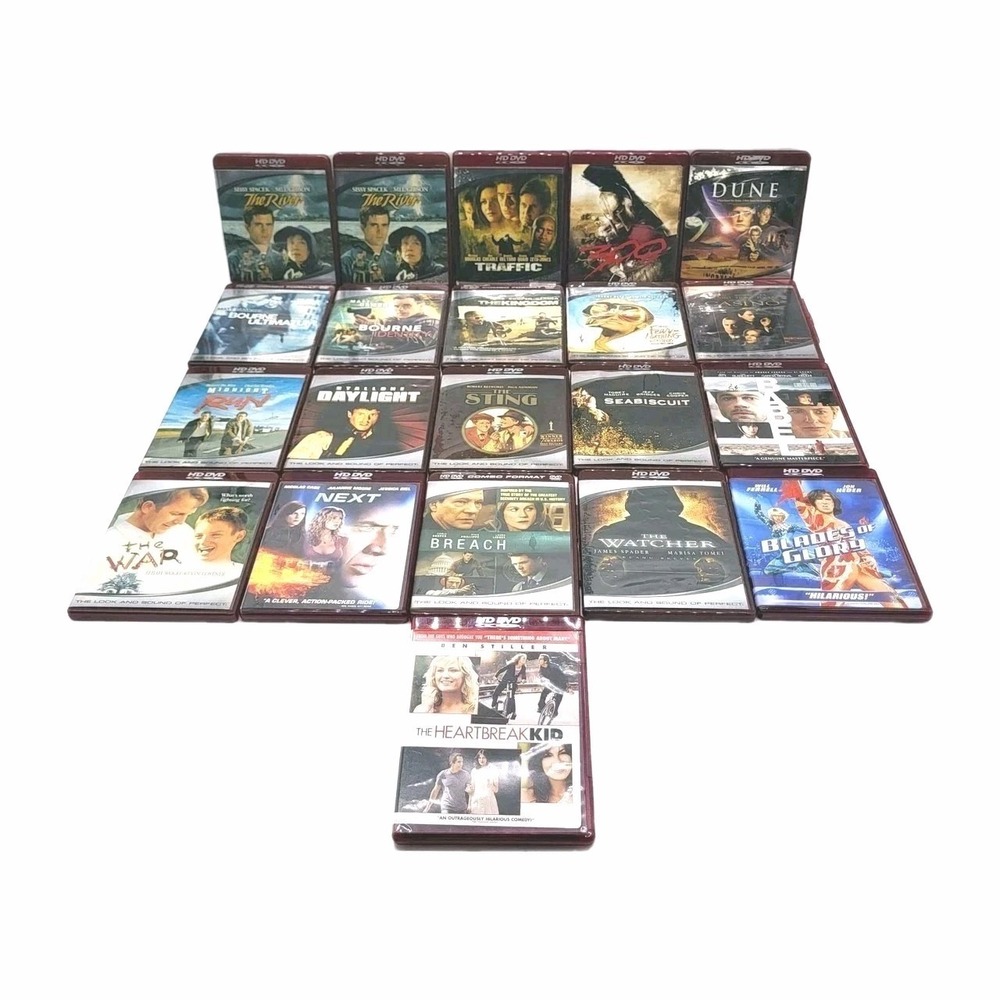 HD DVD Movie Lot 20 Films 300 Casino Dune Bourne Ultimatum Fear And Loathing